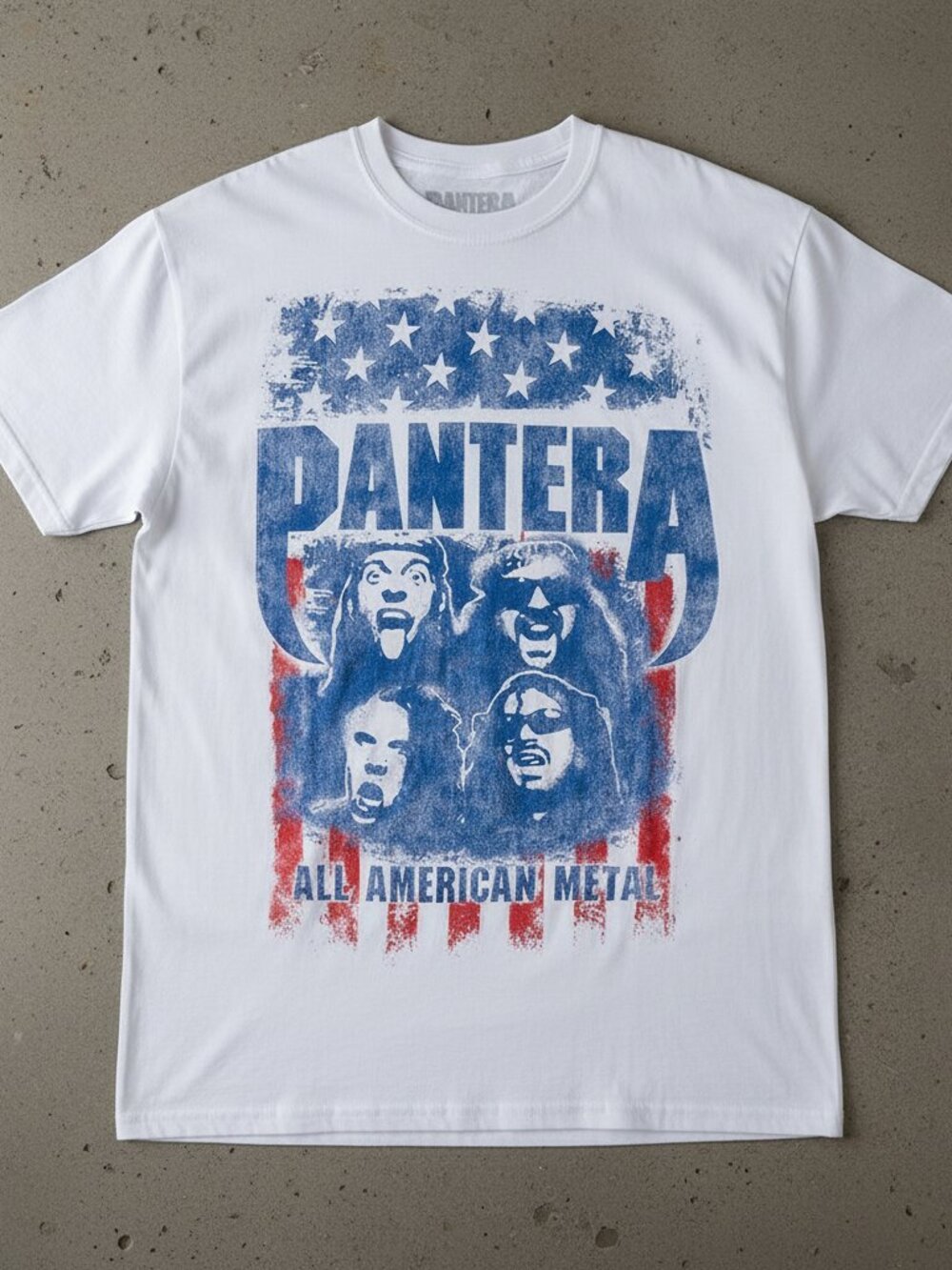 Vintage Pantera All American Metal Graphic T-Shirt – Retro Rock Band Tee